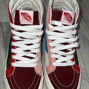 Vans Sk8 High-Top LX  - Red, Pink, Blue, Green